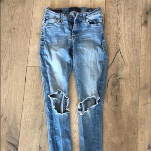Lucky brand jeans, worn but stretchy and comfy